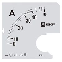 Шкала сменная для A961 40/5А-1,5 PROxima | код  s-a961-40 | EKF